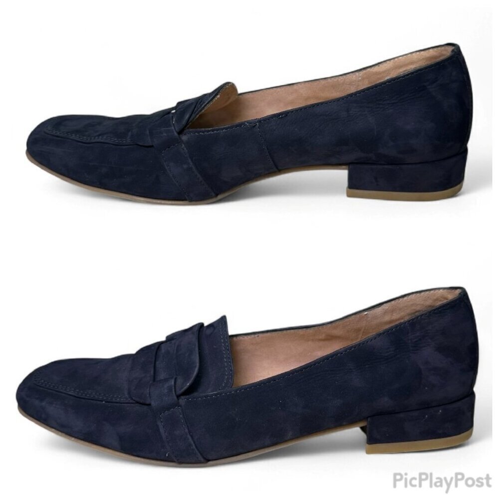 PAUL GREEN Sapphire Blue Rimona Flat Suede Loafers - Size UK 5 - Picture 13 of 14